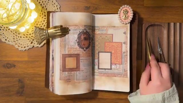ASMR scrapbooking journaling relaxing sounds college