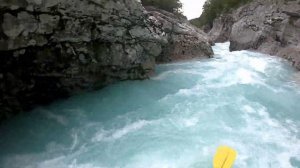 AAC - rafting na Soči - úsek horná Soča , kaňon Zmuklica