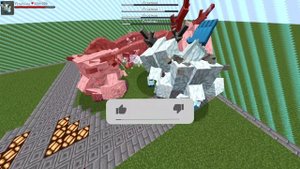 INDOMINUS REX VS FROSTMAW - MINECRAFT MOB BATTLE