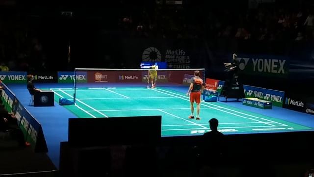 Lee Chong Wei and Carolina Marin - All England Badminton 2017