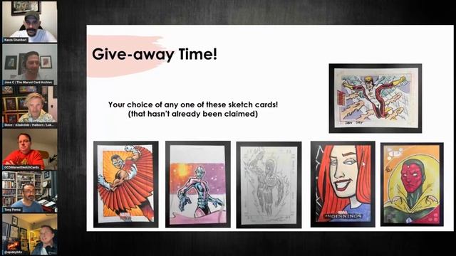 Comic Art Live Spring 2024 - History of Marvel Sketch Cards w/Special Guests смотреть онлайн