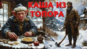 ЖУТКАЯ ПРАВДА, КАША ИЗ ТОПОРА 1856г. НЕ ДЕТСКАЯ СКАЗКА. Страшные истории на ночь. Страшилки. Ужасы.