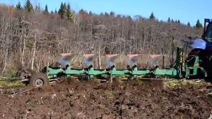 New Holland 8.390 Вспашка залежных земель ч.5