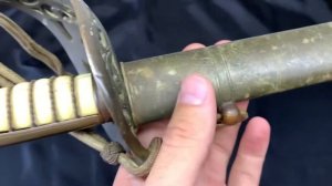 Сабля голландская морская офицерская обр. 1882 года 1 тип