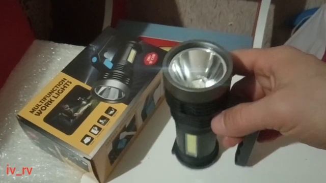 Ліхтар акумуляторний multifunction work lights: огляд та тест роботи. смотреть онлайн