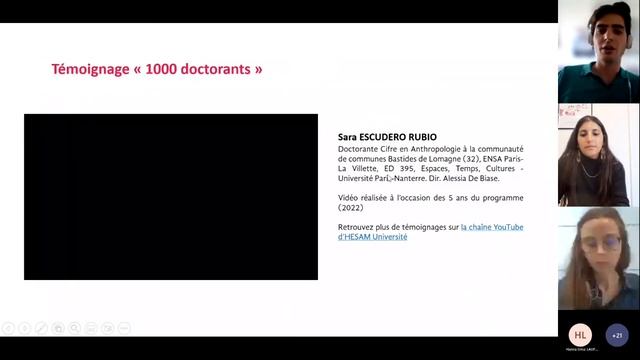 Webinaire de rentrée du programme « 1000 doctorants pour les territoires » смотреть онлайн