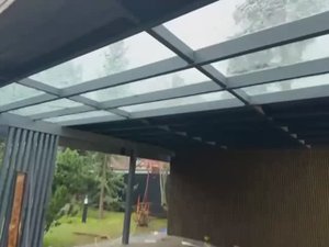 Дизайнерский Автонавес Premium со светопрозрачной крышей Шпаков Стеклянные решения