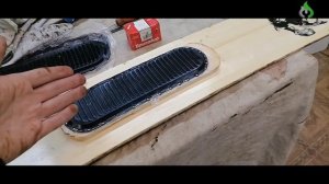 Один из способов крепления резинки на лыжи ...