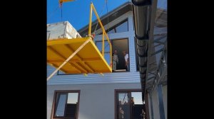 Подаем дорогой груз в окно 2 этажа