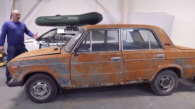 Washing a rusty car with Coca-Cola смотреть онлайн