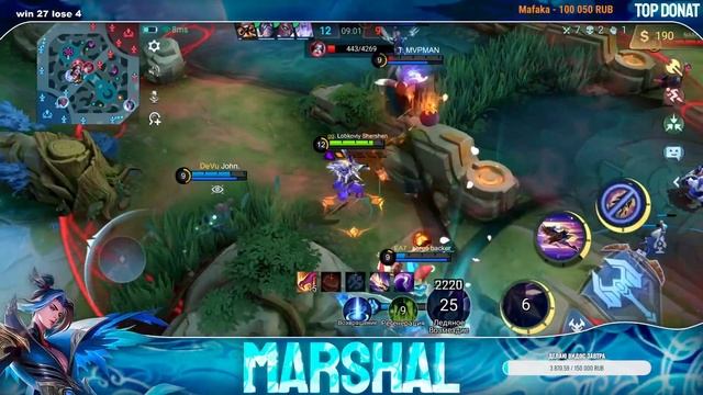 Пот в ранге на убийцах или что дадут боги соло ранга. Стрим Mobile legends