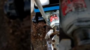 Как вытащить (палец) ось качения запресованною с усилием в 30тон!