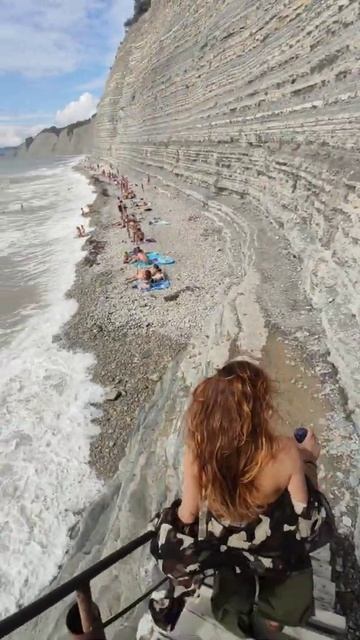 пляж Сосновка в Геленджике.