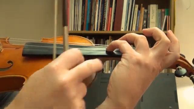 Violin Lesson: Avoid Flying fingers (or, keeping the hand 'quiet')