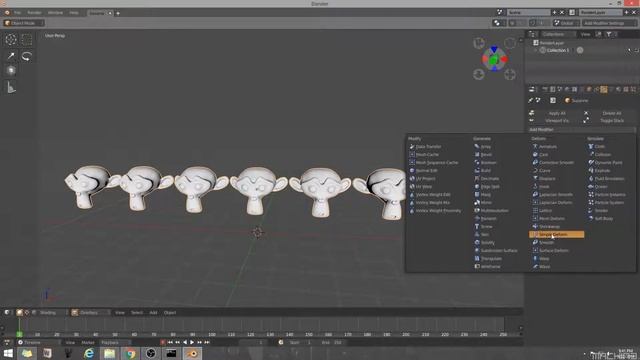 Modifiers Blender 2.8 смотреть онлайн