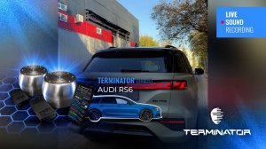 AUDI Q6 50 TFSI  с выхлопом RS6, электронная выхлопная система Terminator