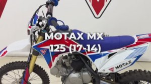 Взрослый бензиновый питбайк MOTAX MX 125 (17/14) синее седло