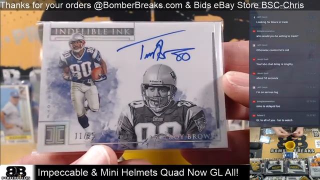 2019 Impeccable & Leaf Mini Helmets Quad Tiered Team 2BL Case Break 10 13 19 смотреть онлайн