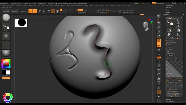 Curve Pinch & Curve Standard Brushes in ZBrush | Complete Tutorial