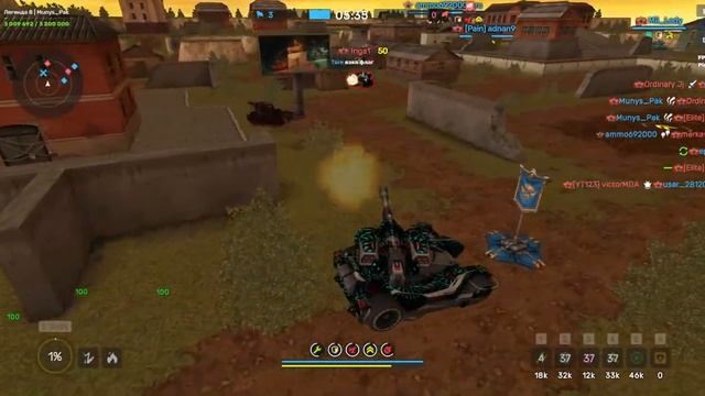 Tanki Online гемплей за косого скорпиона смотреть онлайн