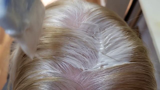 Рецепт окрашивания 100% седины. смотреть онлайн