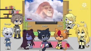 reacting to the lion guard reacting to tik toks