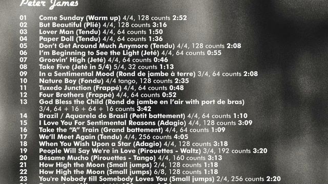 Adagio | Smoke Gets in Your Eyes | Music for Ballet Class from the 1930s смотреть онлайн