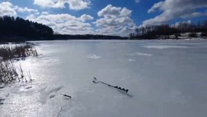 Рыбалка 09.03.24 пруд в с.Введенская Готня Ракитянского р-на Белгородской обл. Весенние карасики.