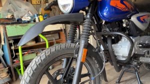 Установка нормального крыла на BAJAJ BOXER BM150X