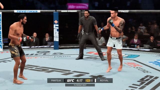 Alexandre Pantoja vs Brandon Royval 2 FULL FIGHT - UFC 5 AI Simulation