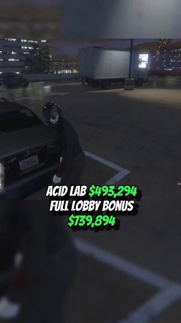 Acid Lab 1.5x GTA$ Bonus this week! 🔥 #gtaonline #gta5 #gta