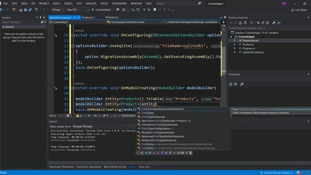 SQlite Database and Entity Framework Core in Visual Studio 2022 | SQlite Getting Started смотреть онлайн