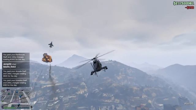 GTA Buzzard Vs Lazer 2