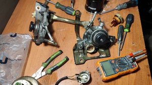 замена насоса ручной подкачки (лягушки) топлива 1 kzte, а также ремонт штатного подогрева