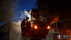 СВО. Последствия прилета российской «Герань-3» по объекту противника в Николаеве