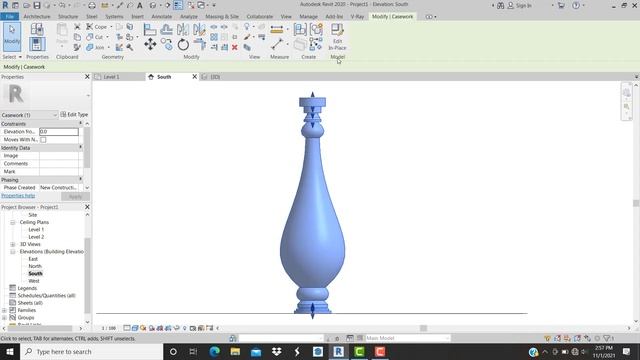 How to Model Concrete Baluster Railing in Revit   REVIT TUTORIAL