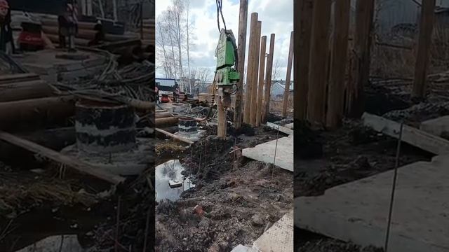 Погружение трубошпунта 📞 +7 (985) 185-77-77 Услуги бурения.