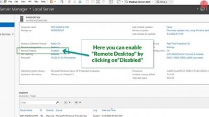 How to Enable Remote Desktop (RDP) in Windows Server 2019