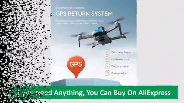 S9S Drone GPS Return Brushless Motor 4K HD Dual Camera 360° смотреть онлайн