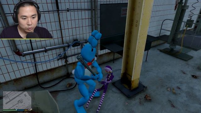 DID PURPLE PUPPET JOIN PURPLE GUY? THE DARK SIDE! (GTA 5 Mods FNAF RedHatter)