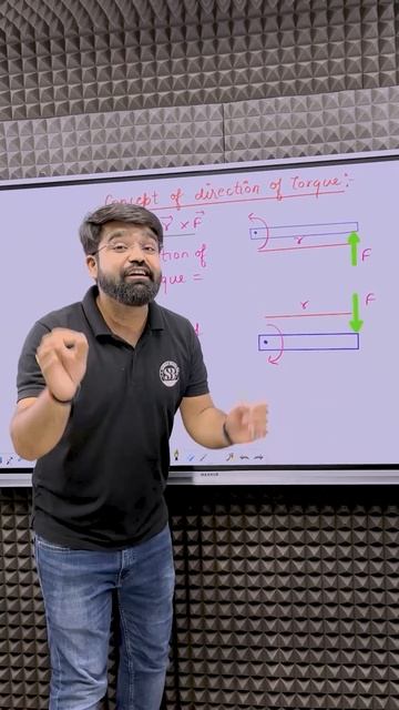 DIRECTION OF TORQUE RIGHT-HAND RULE | #sankalpbharatjee #physicsformula #shortsfeed #ytshortsfeatur