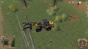 farming simulator 19 - заготовка леса - мод на карту