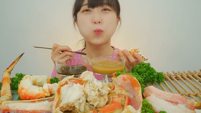 4kg 킹크랩 다 먹어버릴꺼양~!  KING CRAB Mukbang Real sound ASMR Eatingsound