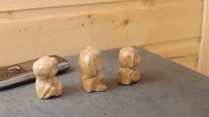 Деревянная статуэтка №18 - три обезьянки