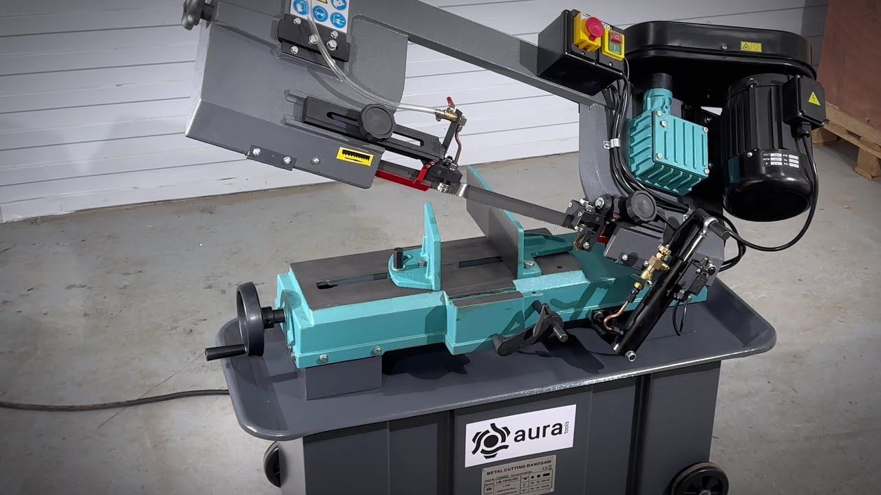 Ленточнопильный станок AURA LM-180B/380 смотреть онлайн