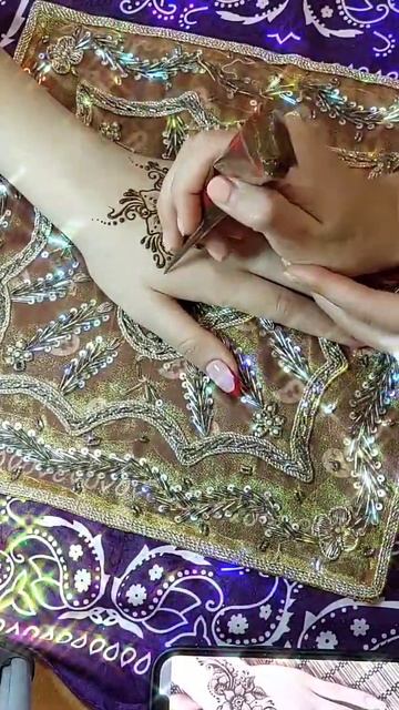 Мехенди. Роспись рук для подружки невесты. смотреть онлайн