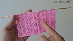 Рельефные дорожки спицами