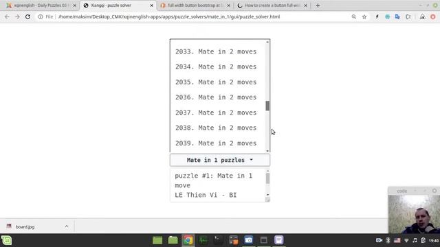 Working on real world Chinese chess project: embedded interactive diagrams to solve Xiangqi puzzles