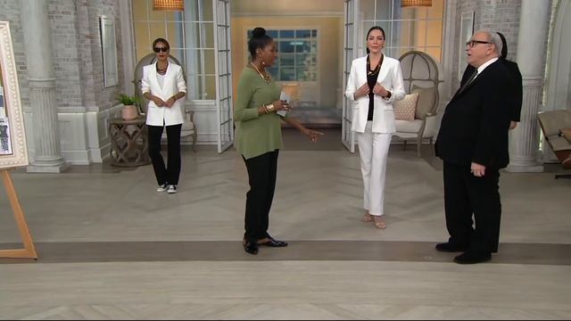 Linea by Louis Dell'Olio One Button Blazer on QVC смотреть онлайн