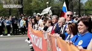 9 МАЯ ТОЛЬЯТТИ БЕССМЕРТНЫЙ ПОЛК И ЖУРАВЛИ БЕРНЕСА И РЕНЦ ПОЗДРАВЛЯЕТ-YOUTUBE